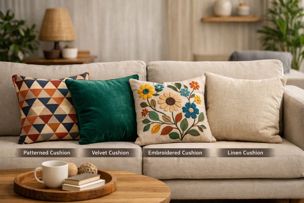 Types of Cushion Covers